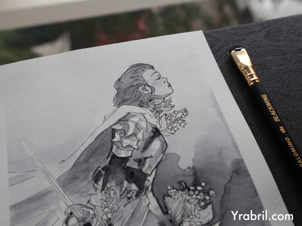 Lily of the valley - Inktober - Ink on paper